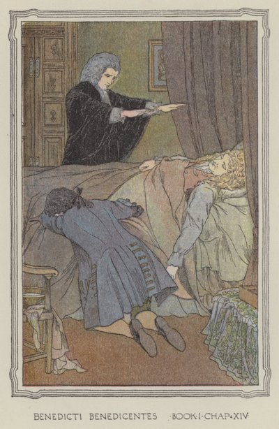 Ilustración para La historia de Henry Esmond (litografía en color) de Francis Donkin Bedford