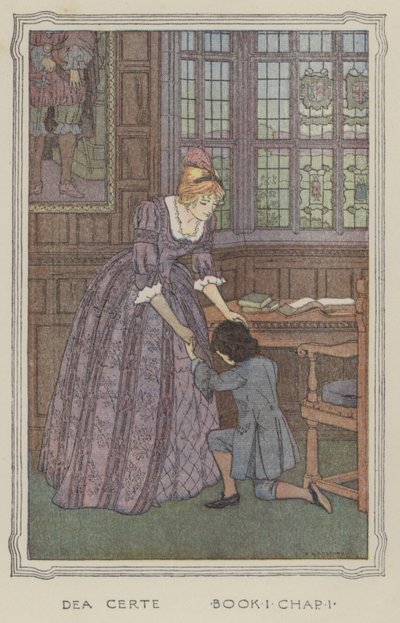 Ilustración para La historia de Henry Esmond (litografía en color) de Francis Donkin Bedford