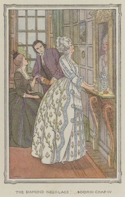 Ilustración para La historia de Henry Esmond (litografía en color) de Francis Donkin Bedford