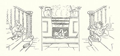 Ilustración de La espina mágica de Charles Dickens (litografía) de Francis Donkin Bedford