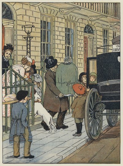 ¡Londres: Homeward Bound! (litografía en color) de Francis Donkin Bedford