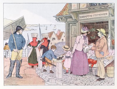 El pescadero, del Libro de las tiendas de Francis Donkin Bedford