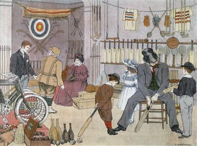 La tienda de deportes, de "El libro de las tiendas de Francis Donkin Bedford