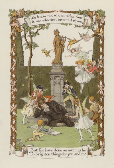 No sabemos quién fue el primero en inventar la rima (litografía en color) de Francis Donkin Bedford