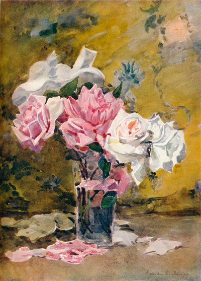 Rosas y Brocado, siglo XIX de Francis Edward James