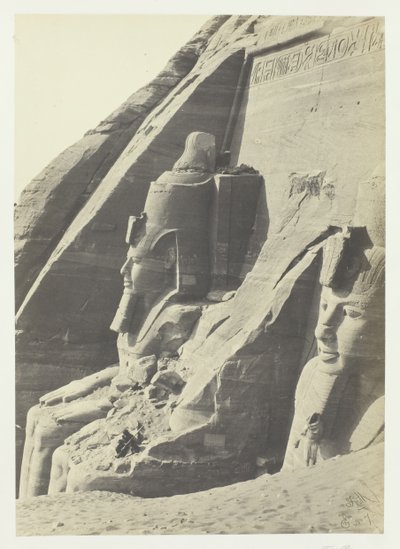 Abu Simbel, Nubia, 1857 de Francis Frith