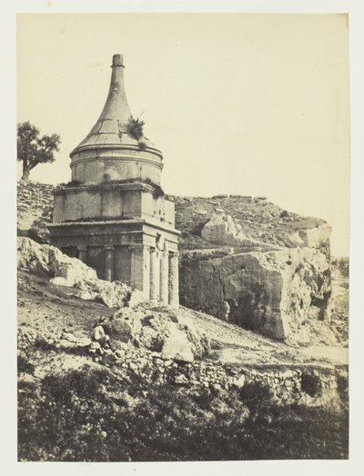 Tumba de Absalón, Jerusalén de Francis Frith