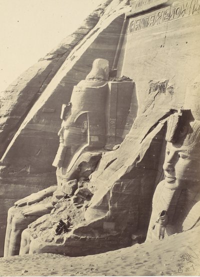 Abu Simbel, Nubia, 1857 de Francis Frith
