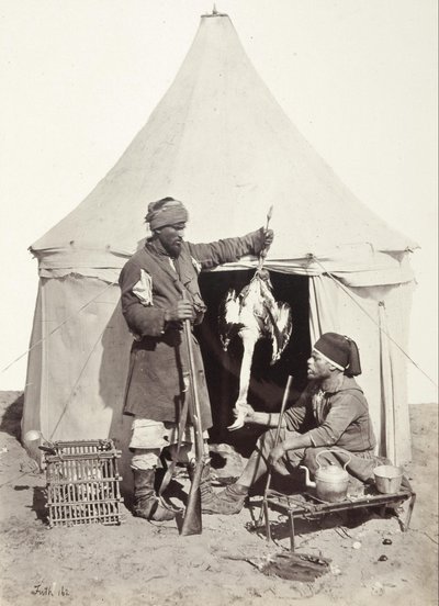 Deportista y cocinero árabe de Francis Frith