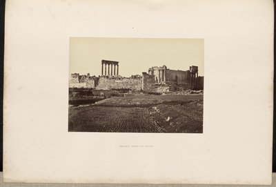 Baalbec, Desde el Sur de Francis Frith