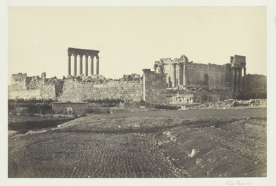 Baalbec, desde el Sur de Francis Frith