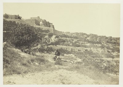 Belén, con la Iglesia de la Natividad de Francis Frith