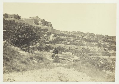 Belén, con la Iglesia de la Natividad de Francis Frith