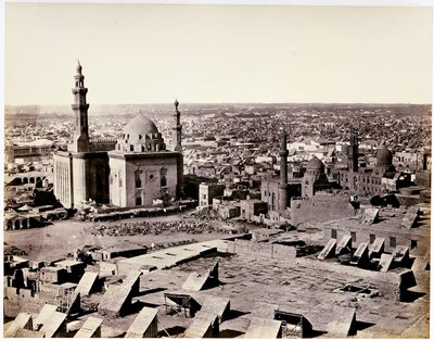 El Cairo desde la Ciudadela, primera vista de Francis Frith
