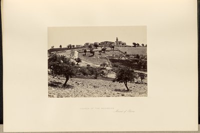 Iglesia de la Ascensión, Monte de los Olivos de Francis Frith