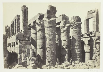 Sala de las Columnas, Karnac de Francis Frith