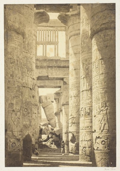 Interior del Salón de las Columnas de Francis Frith