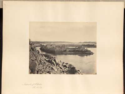Isla de Philae, R. Nilo de Francis Frith