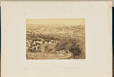 Jerusalén, desde el Monte de los Olivos de Francis Frith