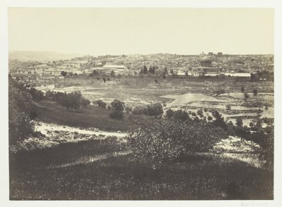 Jerusalén, desde el Monte de los Olivos, nº 1 de Francis Frith