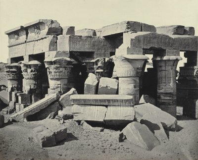 Kom Ombo, c. 1858 de Francis Frith