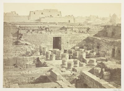 Nueva Excavación en Medinet-Haboo de Francis Frith