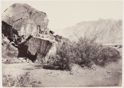 Petroglifos en el Cercano Oriente de Francis Frith