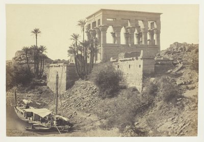 Cama de los Faraones, Isla de Philæ de Francis Frith