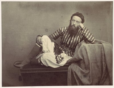 Retrato, traje veraniego turco de Francis Frith