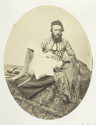 Retrato, Traje de Verano Turco, 1857 de Francis Frith