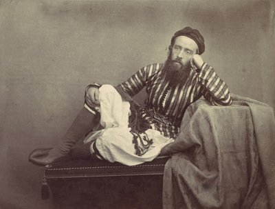 Retrato, Traje de Verano Turco, 1857 de Francis Frith