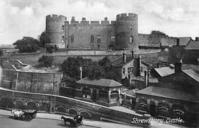 Castillo de Shrewsbury, Shrewsbury, Shropshire, c1900s-c1920s de Francis Frith
