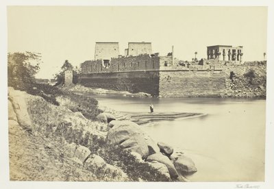 Extremo sur de la isla de Filé de Francis Frith