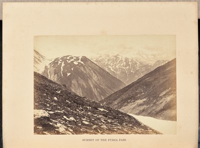 Cumbre del puerto de Furca de Francis Frith