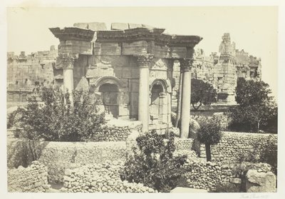 El Templo Circular, Baalbec de Francis Frith