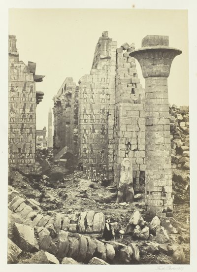 La Corte de Shishak de Francis Frith