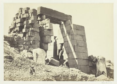 El Pilón de Granito, Tebas de Francis Frith