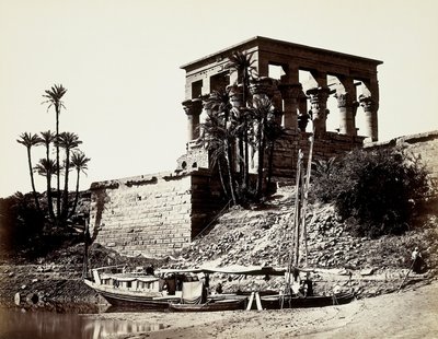 Templo de Hypaethral, Philae (Egipto) de Francis Frith