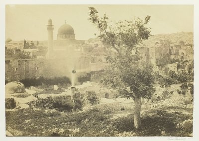 La Mezquita de Omar, Jerusalén de Francis Frith