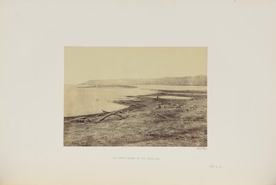 La orilla norte del Mar Muerto de Francis Frith