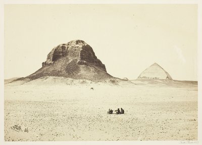 Las Pirámides de Dahshoor, 1857 de Francis Frith