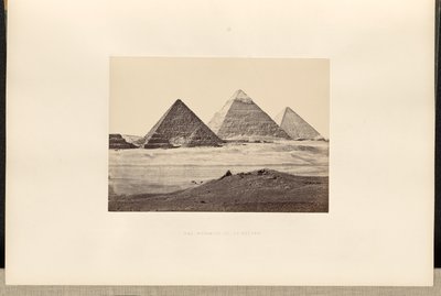 Las pirámides de El-Geezeh de Francis Frith
