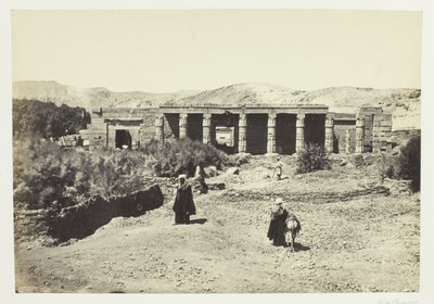 El Templo de Goorneh, Tebas de Francis Frith