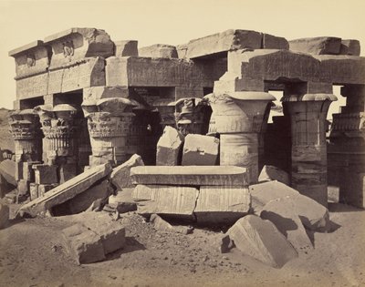 Templo de Horus y Sobek, Kom Ombo de Francis Frith