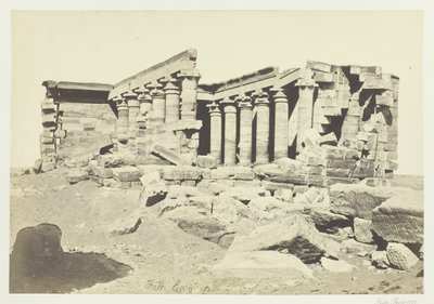 El templo de Maharaka, Nubia, 1857 de Francis Frith