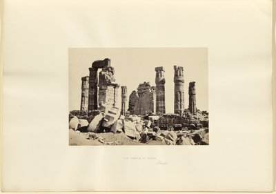 Templo de Soleb, Etiopía de Francis Frith