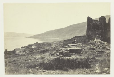 La ciudad y el lago de Tiberíades, desde el norte de Francis Frith
