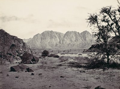 El valle escrito, Sinaí de Francis Frith