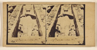 [Der kleine Felsentempel von Abu Simbel.] de Francis Frith