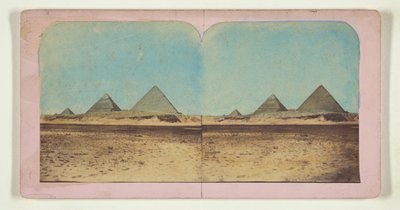 Drei Pyramiden de Francis Frith